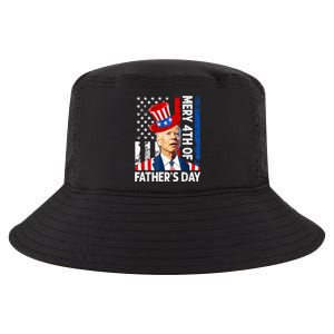 Joe Biden Confused Merry 4th Of Fathers Day Fourth Of July Cool Comfort Performance Bucket Hat