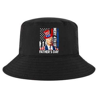Joe Biden Confused Merry 4th Of Fathers Day Fourth Of July Cool Comfort Performance Bucket Hat