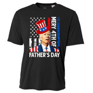 Joe Biden Confused Merry 4th Of Fathers Day Fourth Of July Cooling Performance Crew T-Shirt