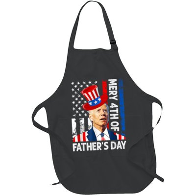 Joe Biden Confused Merry 4th Of Fathers Day Fourth Of July Apron
