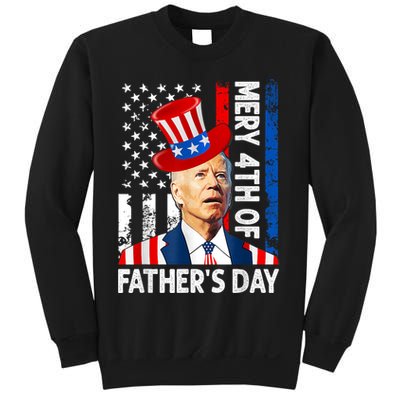 Joe Biden Confused Merry 4th Of Fathers Day Fourth Of July Sweatshirt