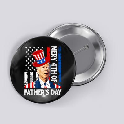 Joe Biden Confused Merry 4th Of Fathers Day Fourth Of July Button