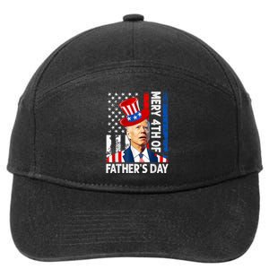 Joe Biden Confused Merry 4th Of Fathers Day Fourth Of July 7-Panel Snapback Hat