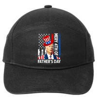 Joe Biden Confused Merry 4th Of Fathers Day Fourth Of July 7-Panel Snapback Hat