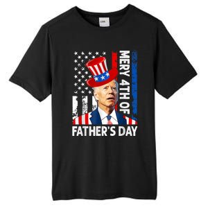 Joe Biden Confused Merry 4th Of Fathers Day Fourth Of July Tall Fusion ChromaSoft Performance T-Shirt