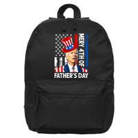 Joe Biden Confused Merry 4th Of Fathers Day Fourth Of July 16 in Basic Backpack