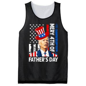 Joe Biden Confused Merry 4th Of Fathers Day Fourth Of July Mesh Reversible Basketball Jersey Tank