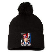 Joe Biden Confused Merry 4th Of Fathers Day Fourth Of July Pom Pom 12in Knit Beanie