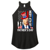 Joe Biden Confused Merry 4th Of Fathers Day Fourth Of July Women’s Perfect Tri Rocker Tank