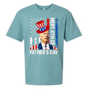 Joe Biden Confused Merry 4th Of Fathers Day Fourth Of July Sueded Cloud Jersey T-Shirt