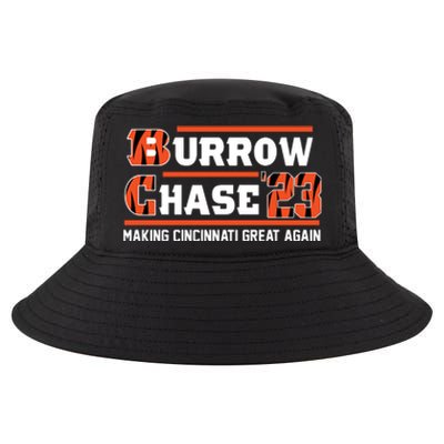 Burrow Chase Making Cincinnati Great Again Ohio Cool Comfort Performance Bucket Hat