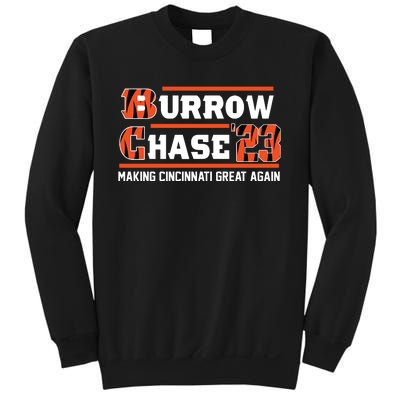 Burrow Chase Making Cincinnati Great Again Ohio Sweatshirt