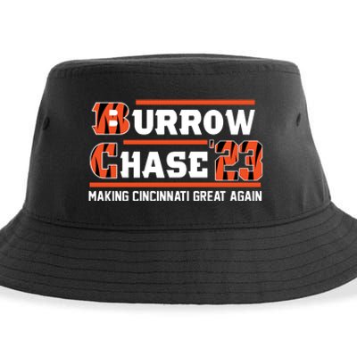 Burrow Chase Making Cincinnati Great Again Ohio Sustainable Bucket Hat