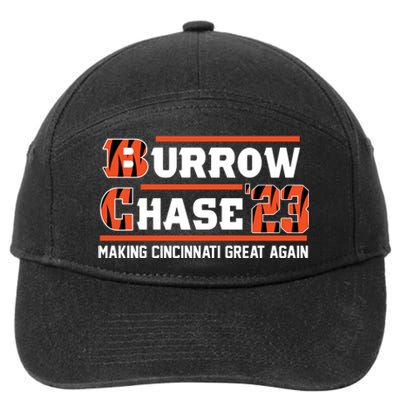 Burrow Chase Making Cincinnati Great Again Ohio 7-Panel Snapback Hat