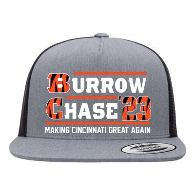 Burrow Chase Making Cincinnati Great Again Ohio Flat Bill Trucker Hat