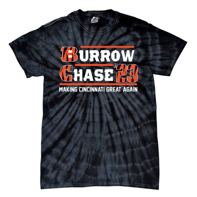 Burrow Chase Making Cincinnati Great Again Ohio Tie-Dye T-Shirt