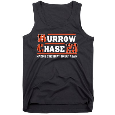 Burrow Chase Making Cincinnati Great Again Ohio Tank Top