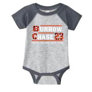 Burrow Chase Making Cincinnati Great Again Ohio Infant Baby Jersey Bodysuit