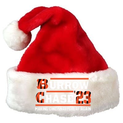 Burrow Chase Making Cincinnati Great Again Ohio Premium Christmas Santa Hat