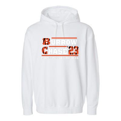 Burrow Chase Making Cincinnati Great Again Ohio Garment-Dyed Fleece Hoodie