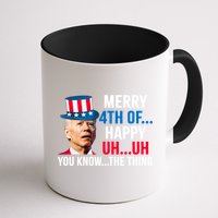 Joe Biden Confused Merry Happy Funny 4th Of July Mug