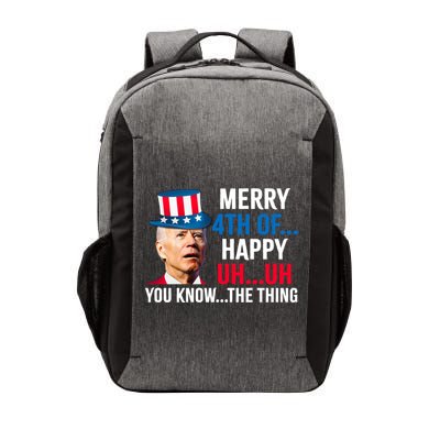 Joe Biden Confused Merry Happy Funny 4th Of July Vector Backpack