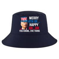 Joe Biden Confused Merry Happy Funny 4th Of July Cool Comfort Performance Bucket Hat