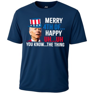 Joe Biden Confused Merry Happy Funny 4th Of July Performance Shirt