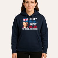 Joe Biden Confused Merry Happy Funny 4th Of July Hoodie