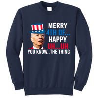 Joe Biden Confused Merry Happy Funny 4th Of July Sweatshirt
