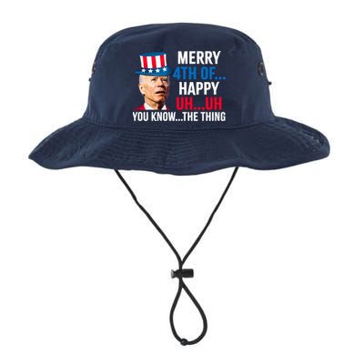 Joe Biden Confused Merry Happy Funny 4th Of July Bucket Hat