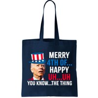 Joe Biden Confused Merry Happy Funny 4th Of July Bag