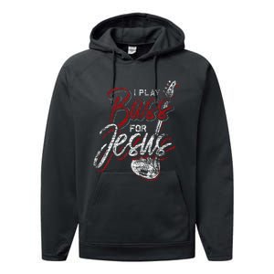 Jesus Bassist Christian Bass Player Bass Guitar Performance Fleece Hoodie