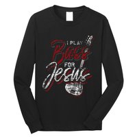 Jesus Bassist Christian Bass Player Bass Guitar Long Sleeve Shirt