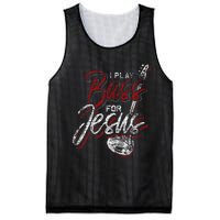 Jesus Bassist Christian Bass Player Bass Guitar Mesh Reversible Basketball Jersey Tank