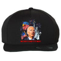 Joe Biden Confused Patriotic Merry Christmas For 4th Of July Wool Snapback Cap