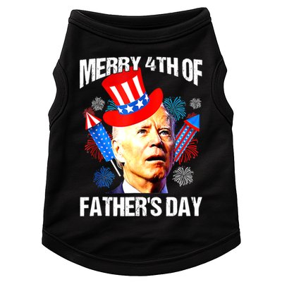 Joe Biden Confused Merry 4th Of Fathers Day Fourth Of July Doggie Tank