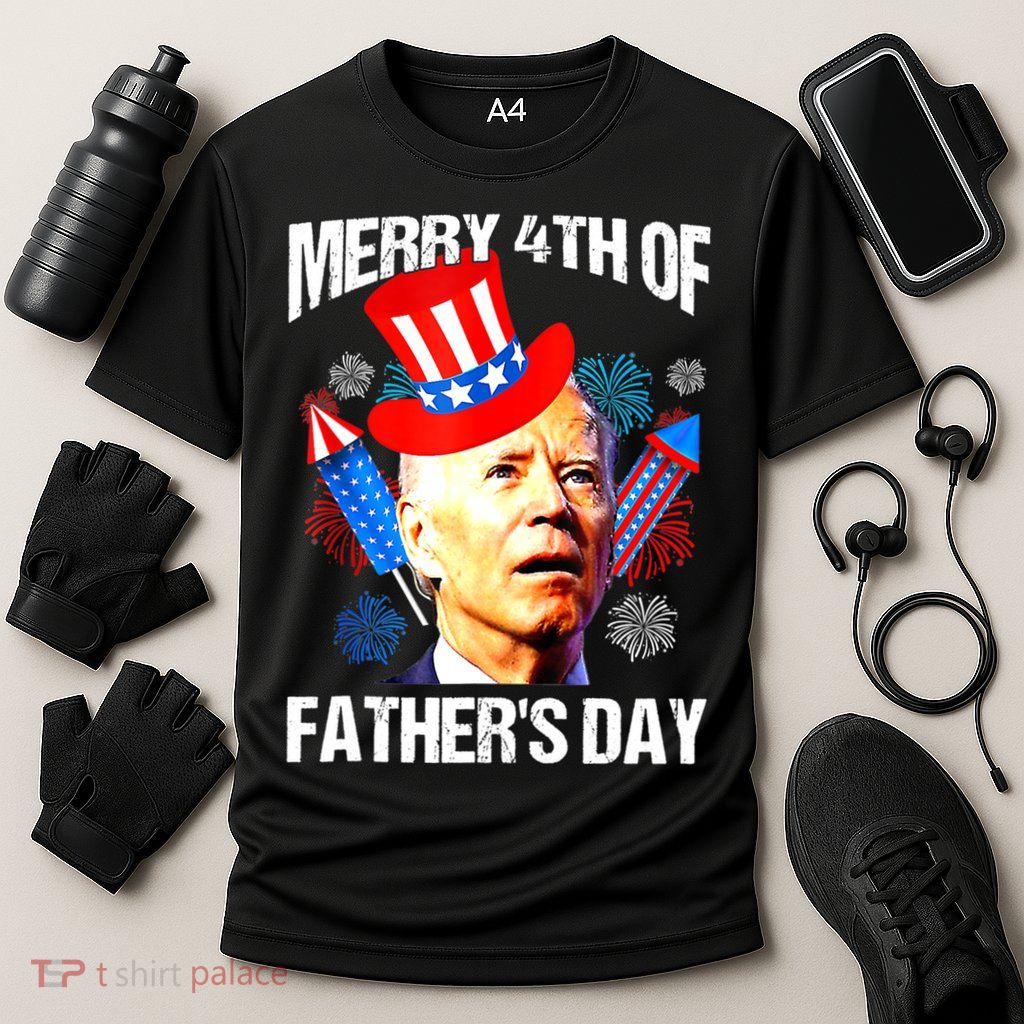 Joe Biden Confused Merry 4th Of Fathers Day Fourth Of July Performance Shirt