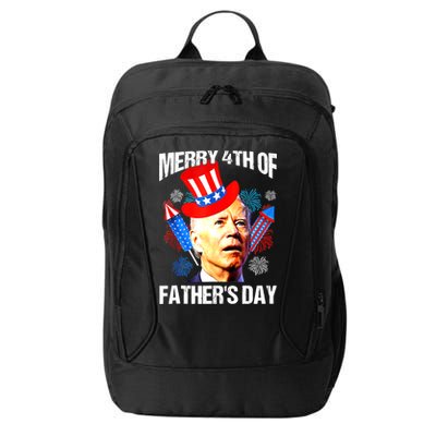 Joe Biden Confused Merry 4th Of Fathers Day Fourth Of July City Backpack