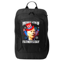 Joe Biden Confused Merry 4th Of Fathers Day Fourth Of July City Backpack