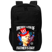 Joe Biden Confused Merry 4th Of Fathers Day Fourth Of July Impact Tech Backpack