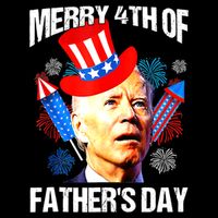Joe Biden Confused Merry 4th Of Fathers Day Fourth Of July Impact Tech Backpack