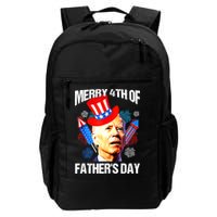 Joe Biden Confused Merry 4th Of Fathers Day Fourth Of July Backpack