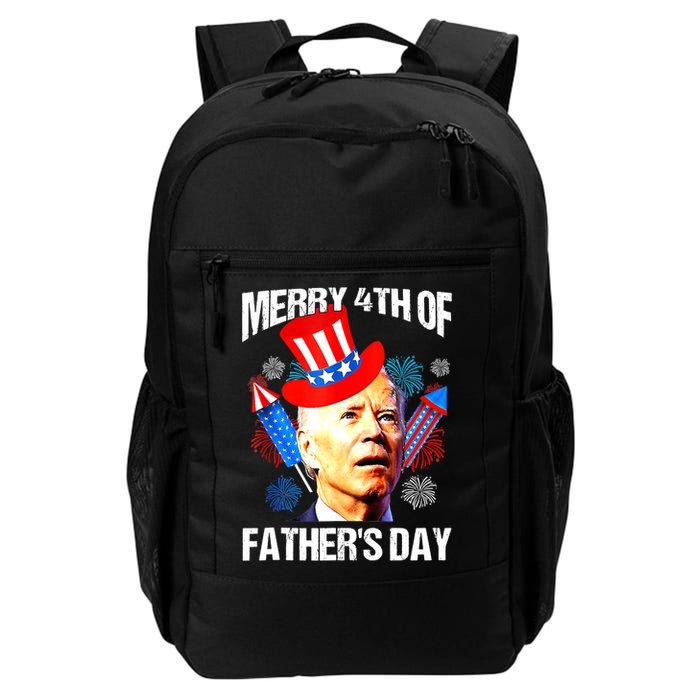 Joe Biden Confused Merry 4th Of Fathers Day Fourth Of July Backpack