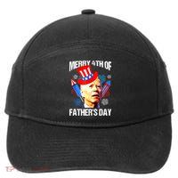 Joe Biden Confused Merry 4th Of Fathers Day Fourth Of July 7-Panel Snapback Hat