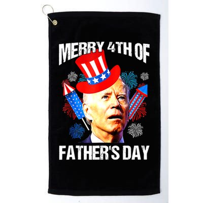 Joe Biden Confused Merry 4th Of Fathers Day Fourth Of July Golf Towel