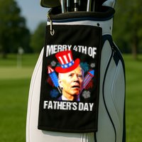 Joe Biden Confused Merry 4th Of Fathers Day Fourth Of July Golf Towel