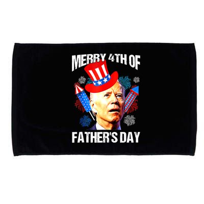 Joe Biden Confused Merry 4th Of Fathers Day Fourth Of July Microfiber Hand Towel