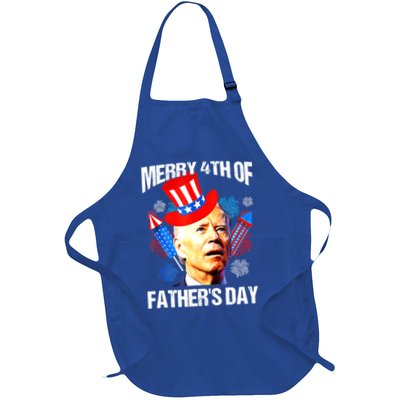 Joe Biden Confused Merry 4th Of Fathers Day Fourth Of July Apron