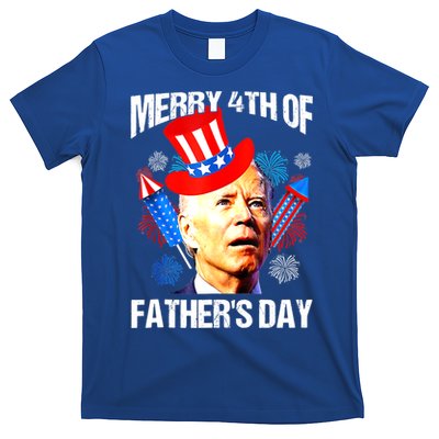 Joe Biden Confused Merry 4th Of Fathers Day Fourth Of July T-Shirt